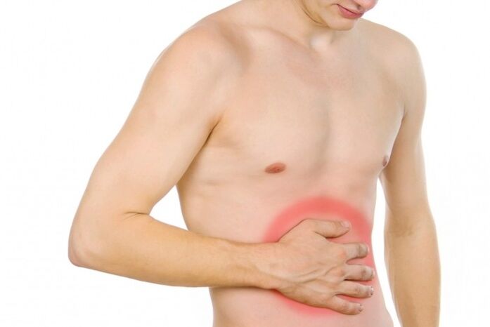 Douleurs abdominales dues aux parasites